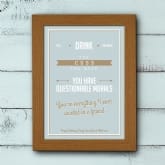 Thumbnail 2 - Personalised Funny Friendship Quote Poster