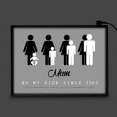 Thumbnail 3 - Mum By My Side Personalised Light Box
