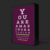 Thumbnail 4 - Eye Test Personalised Light Box