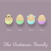 Thumbnail 7 - Personalised Egg Family Poster