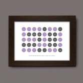 Thumbnail 4 - Personalised 50th Birthday Circles Print