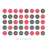 Thumbnail 10 - Personalised 70th Birthday Circles Print