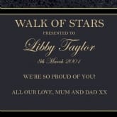 Thumbnail 3 - Personalised Walk of Stars Light Box