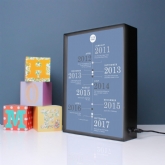 Thumbnail 1 - Our Family Personalised Timeline Light Box