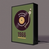 Thumbnail 5 - Personalised 30th Birthday Retro Record Light Box