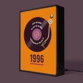 Thumbnail 7 - Personalised 30th Birthday Retro Record Light Box