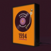 Thumbnail 7 - Personalised 30th Birthday Retro Record Light Box
