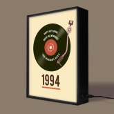 Thumbnail 8 - Personalised 30th Birthday Retro Record Light Box