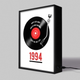 Thumbnail 9 - Personalised 30th Birthday Retro Record Light Box