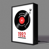 Thumbnail 6 - Personalised 30th Birthday Retro Record Light Box