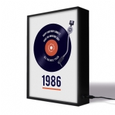 Thumbnail 10 - Personalised 40th Birthday Retro Record Light Box