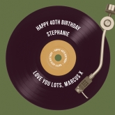 Thumbnail 3 - Personalised 40th Birthday Retro Record Light Box