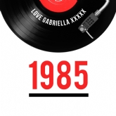 Thumbnail 4 - Personalised 40th Birthday Retro Record Light Box
