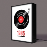 Thumbnail 6 - Personalised 40th Birthday Retro Record Light Box