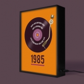 Thumbnail 9 - Personalised 40th Birthday Retro Record Light Box