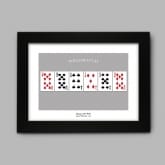 Thumbnail 2 - Personalised 50th Playing Card Poster