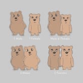 Thumbnail 10 - Personalised Bear Family Poster