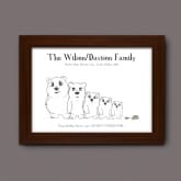 Thumbnail 5 - Personalised Bear Family Poster