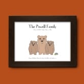 Thumbnail 6 - Personalised Bear Family Poster