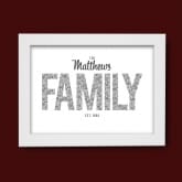 Thumbnail 2 - Personalised Family Print 