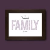 Thumbnail 3 - Personalised Family Print 