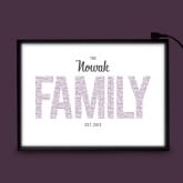 Thumbnail 3 - Personalised Family Name Lightbox