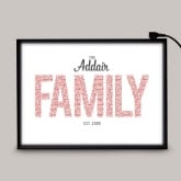 Thumbnail 5 - Personalised Family Name Lightbox