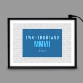 Thumbnail 2 - Personalised Roman Numerals Birth Year Lightbox