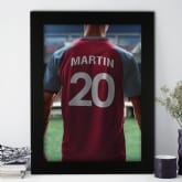 Thumbnail 2 - Personalised Football Shirt Wall Print