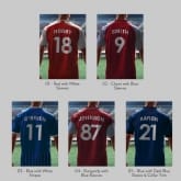 Thumbnail 7 - Personalised Football Shirt Wall Print