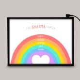 Thumbnail 6 - Personalised Rainbow Family Light Box