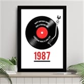 Thumbnail 1 - Personalised Retro Record Print