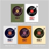 Thumbnail 9 - Personalised Retro Record Print