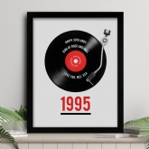 Thumbnail 1 - Personalised 30th Birthday Retro Record Print