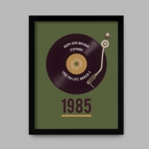 Thumbnail 4 - Personalised 40th Birthday Retro Record Print