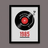 Thumbnail 5 - Personalised 40th Birthday Retro Record Print
