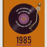 Thumbnail 6 - Personalised 40th Birthday Retro Record Print