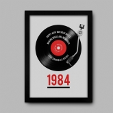 Thumbnail 6 - Personalised 40th Birthday Retro Record Print