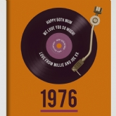 Thumbnail 3 - Personalised 50th Birthday Retro Record Print