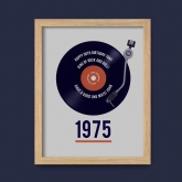 Thumbnail 4 - Personalised 50th Birthday Retro Record Print