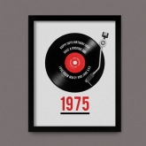 Thumbnail 5 - Personalised 50th Birthday Retro Record Print