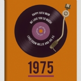 Thumbnail 6 - Personalised 50th Birthday Retro Record Print