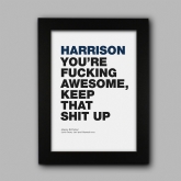 Thumbnail 5 - Personalised Swearing Motivational Prints