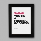 Thumbnail 9 - Personalised Swearing Motivational Prints