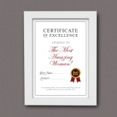 Thumbnail 2 - Personalised Certificate of Excellence Prints