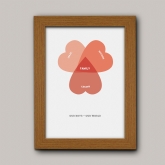 Thumbnail 3 - Personalised Family Heart Venn Diagram Prints
