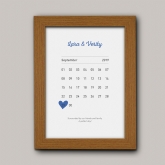 Thumbnail 8 - Personalised Our Wedding Date Prints