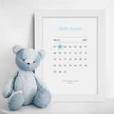 Thumbnail 1 - Personalised New Baby Birth Date Prints