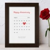 Thumbnail 1 - Personalised Anniversary Date Prints