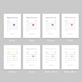 Thumbnail 11 - Personalised Anniversary Date Prints
